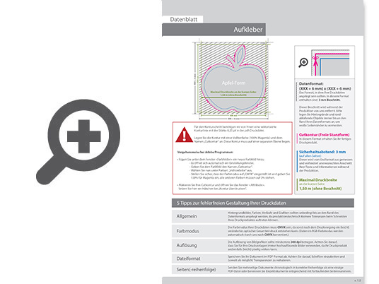 Product Bild hinterglasaufkleber_4_0_farbig_bedruckt_in_apfel-form_konturgeschnitten