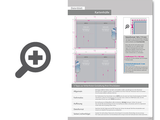 Product Bild kartenh__lle_basic_7_5_x_10_5_cm__4_4-farbig_bedruckt